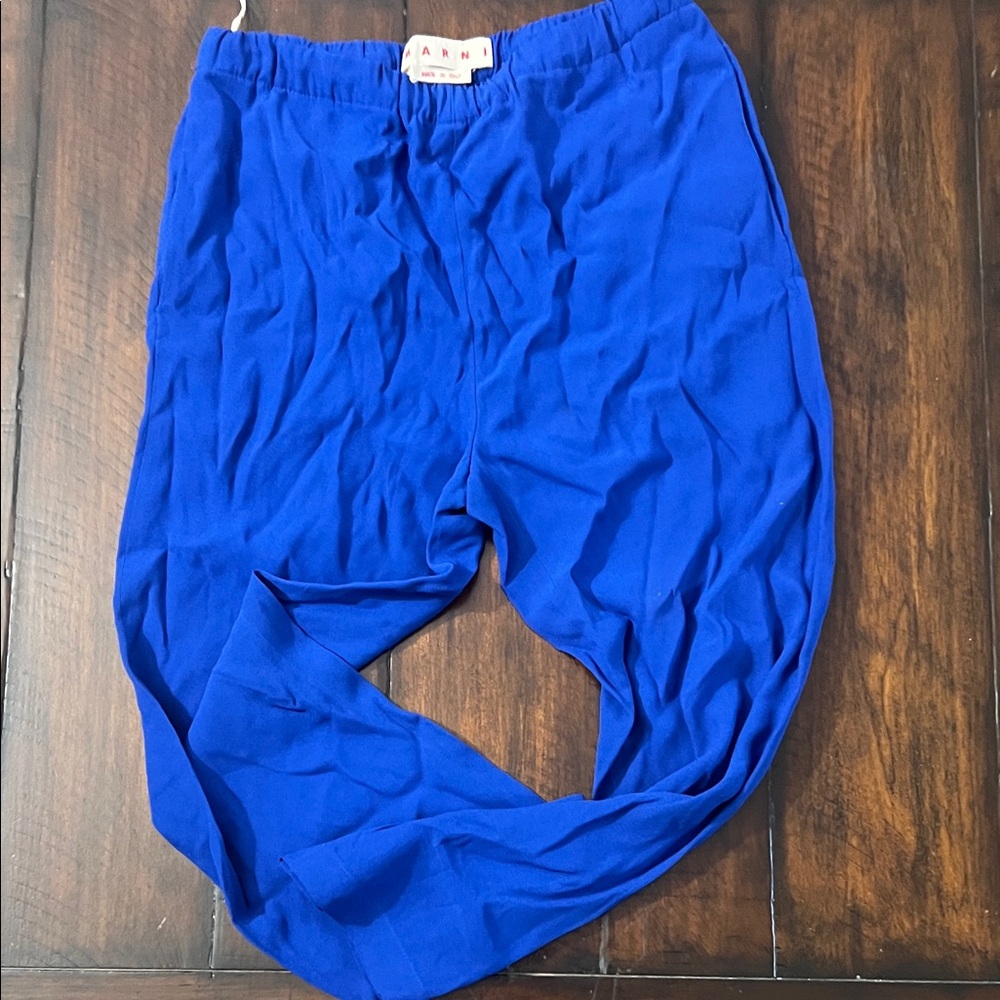Marni Electric Blue Men's Sweatpants